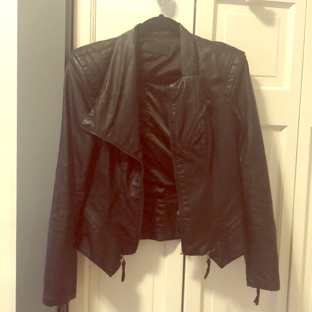Vegan leather jacket